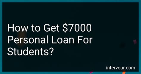 $7000 personal loan.